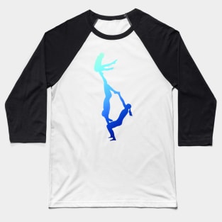 A women’s trio doing Eiffel Tower lift Baseball T-Shirt